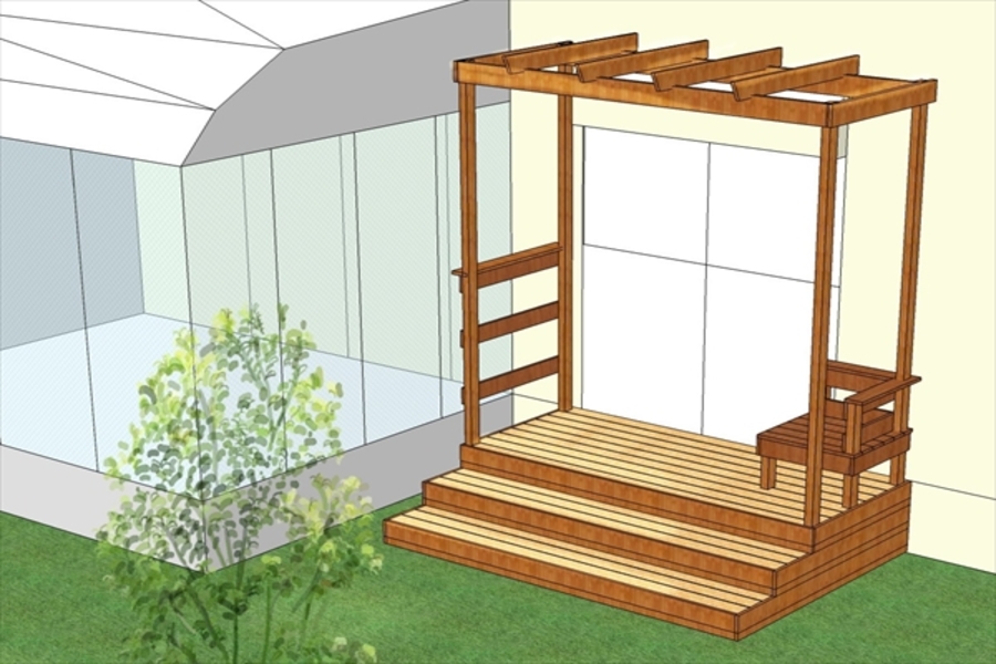 一戸建てウッドデッキ施工3例（小スペースのウッドデッキでお庭改造！成功事例集）