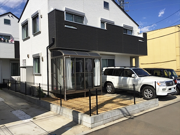 東京都日野市 Ｙ邸　道路と通学路から丸見えだったお庭にハードウッドのプライベートルームを！