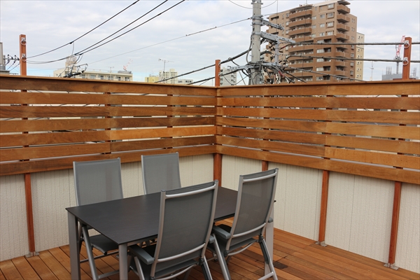 東京都品川区 J邸 街中に造ったプライベート空間。周囲の視線を気にせず東京の空を感じる