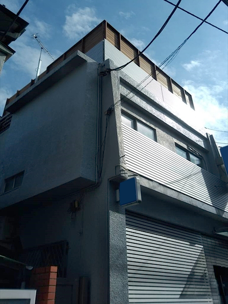 東京都練馬区S邸 都心でご自身所有のビル屋上に防水工事をした後、周りの目線が気にならない極上空間が完成！