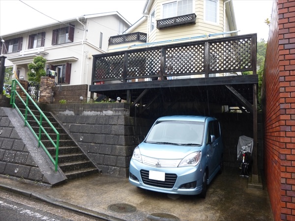 神奈川県横浜市港南区 O邸 腐食したレッドシダーからハードウッドへ 理想のウッドデッキへリフォーム