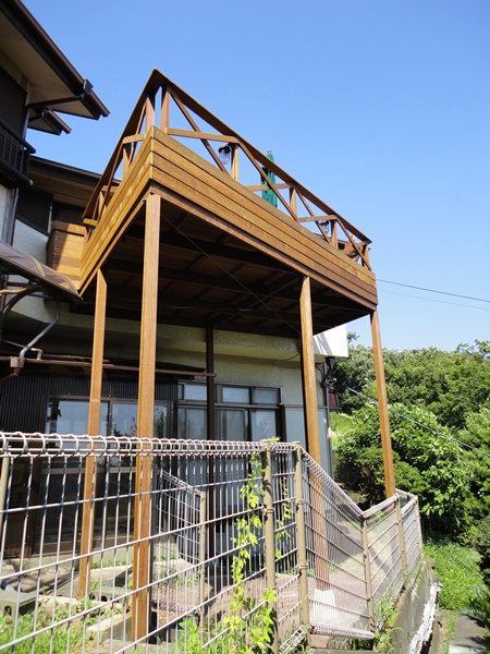 神奈川県鎌倉市 O邸 景色を一望山の上の極上スカイデッキ