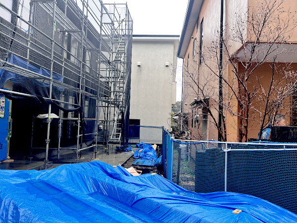 【 鎌倉市 一戸建て庭 フェンス】B