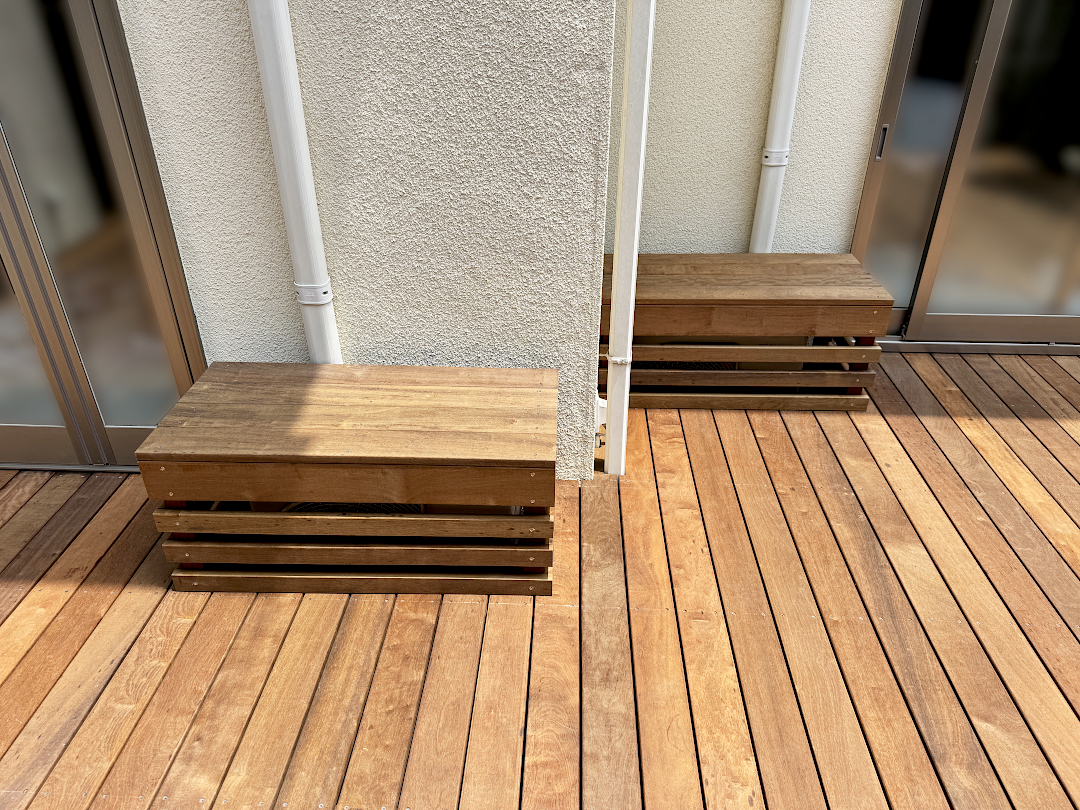 【世田谷区 一戸建て庭 ウッドデッキ】after_05