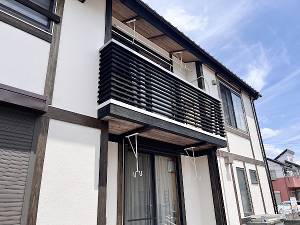 【相模原市  一戸建て庭・バルコニー ウッドデッキ】A