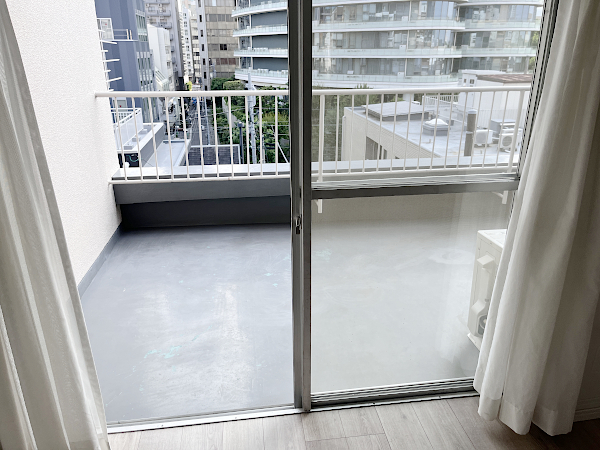 【港区 マンションベランダ ウッドデッキ】A