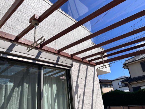 【瀬谷区 一戸建て庭 ウッドデッキ】C1