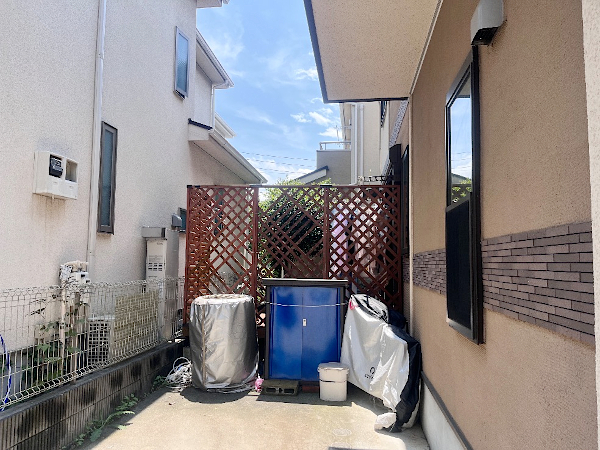 【多摩区 一戸建て庭 ウッドデッキ】A