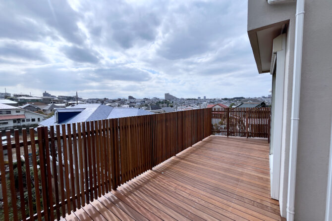 【 町田市 一戸建て庭 ウッドデッキ】TOP