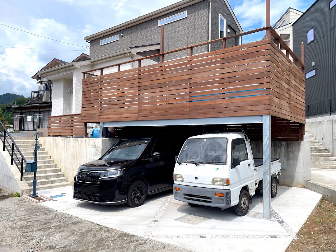 【厚木市 車庫上 ハイデッキ】after_01
