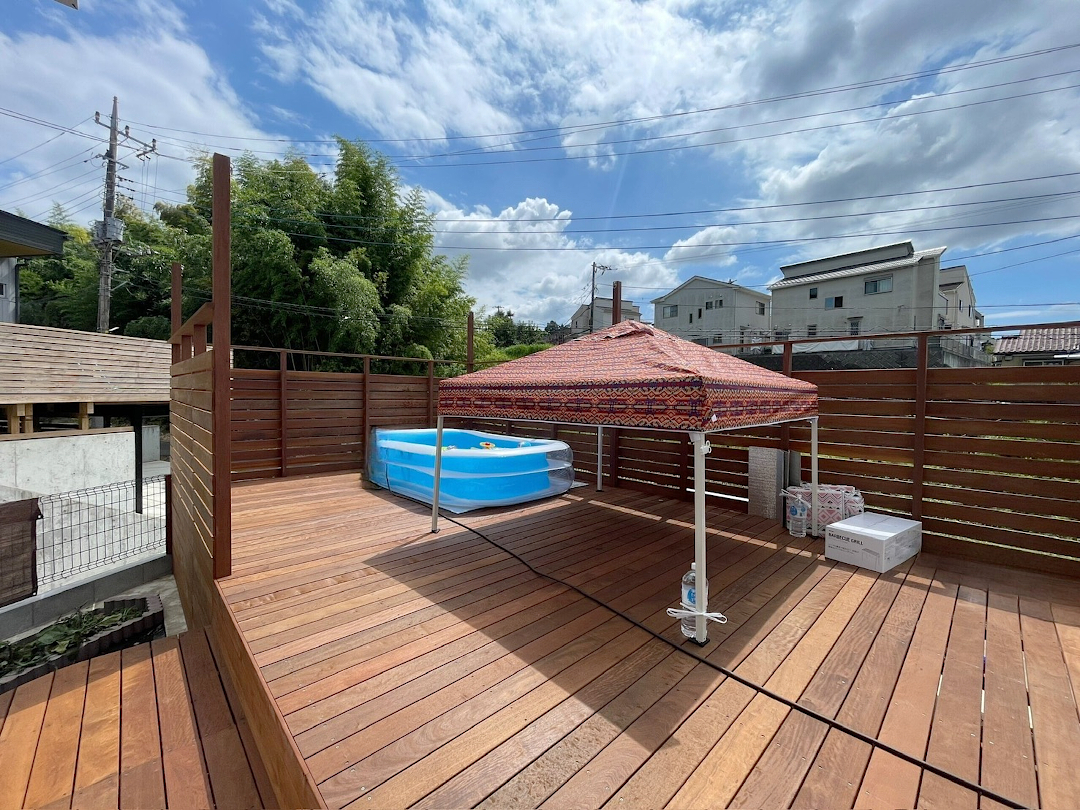 【厚木市 車庫上 ハイデッキ】after_02