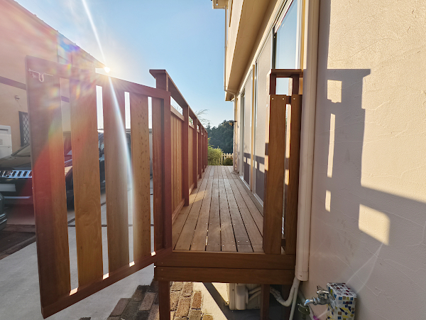 【 町田市 一戸建て庭 ウッドデッキ】after_03