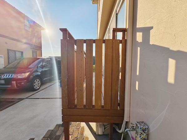 【 町田市 一戸建て庭 ウッドデッキ】after_04