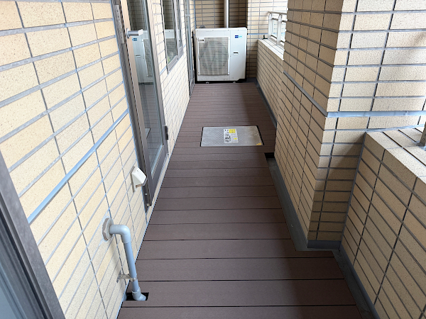 【渋谷区 マンションベランダ ウッドデッキ】after_04