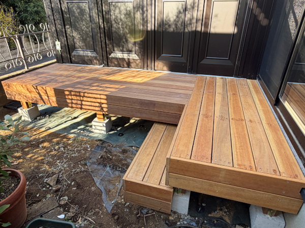 【青葉区 一戸建て庭 ウッドデッキ】after_02