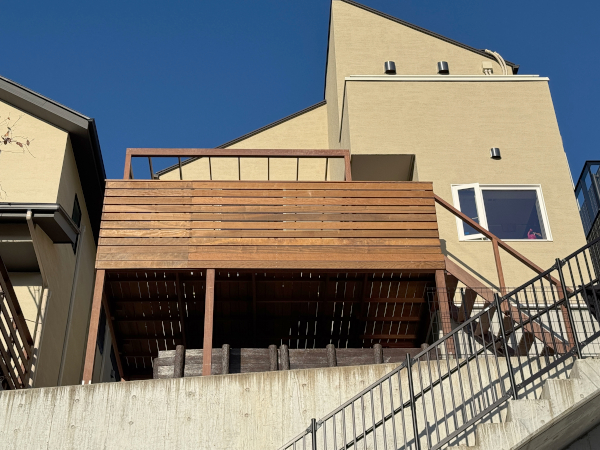 【八王子市 傾斜地 ハイデッキ】after_01