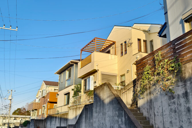 【神奈川県藤沢市 一戸建てバルコニー ウッドデッキ】after_top