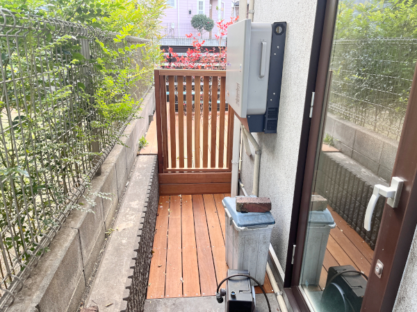 【 鎌倉市 一戸建て庭 ウッドデッキ】C1