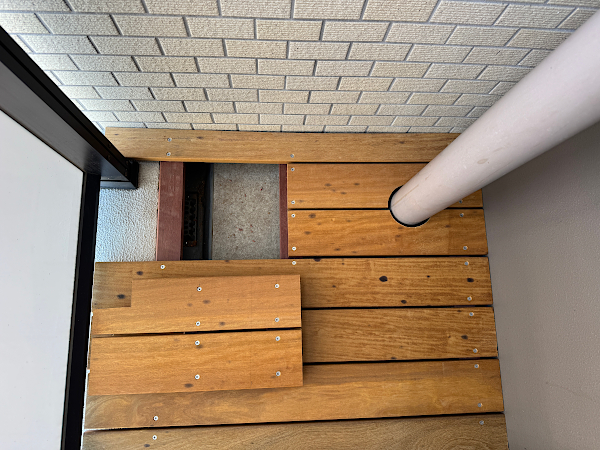 【江東区 マンションベランダ ウッドデッキ】after_02