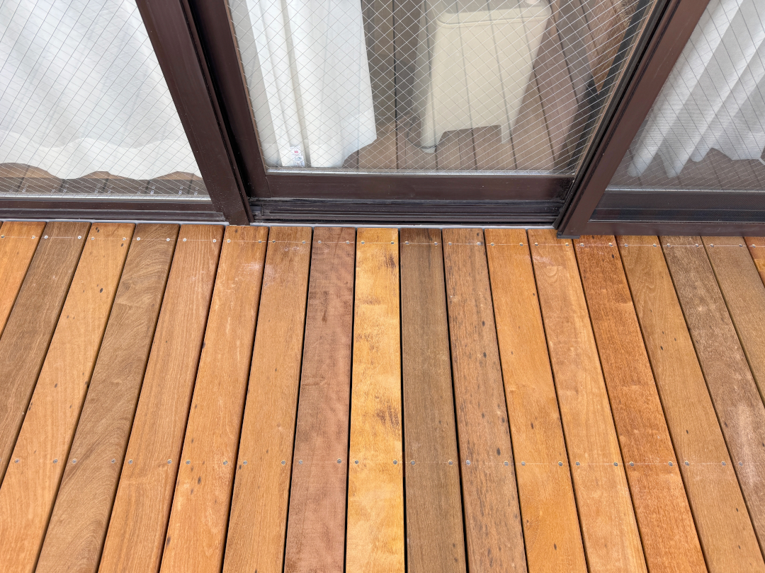 【江東区 マンションベランダ ウッドデッキ】after_03