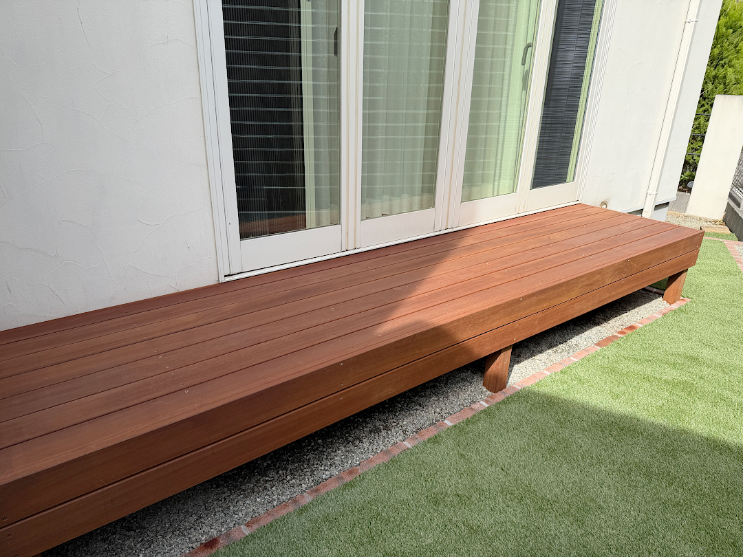 【青葉区 一戸建て庭 ウッドデッキ】after_06