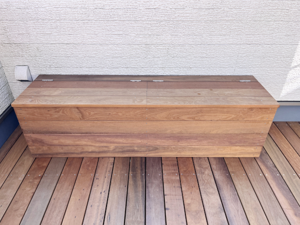 【目黒区 一戸建て屋上 ウッドデッキ】B3