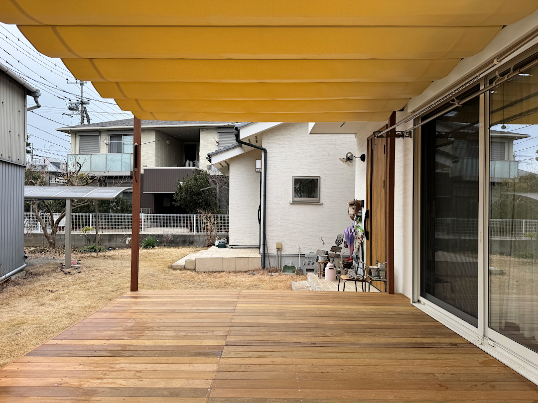 【埼玉県志木市 一戸建て庭 ウッドデッキ】after_04