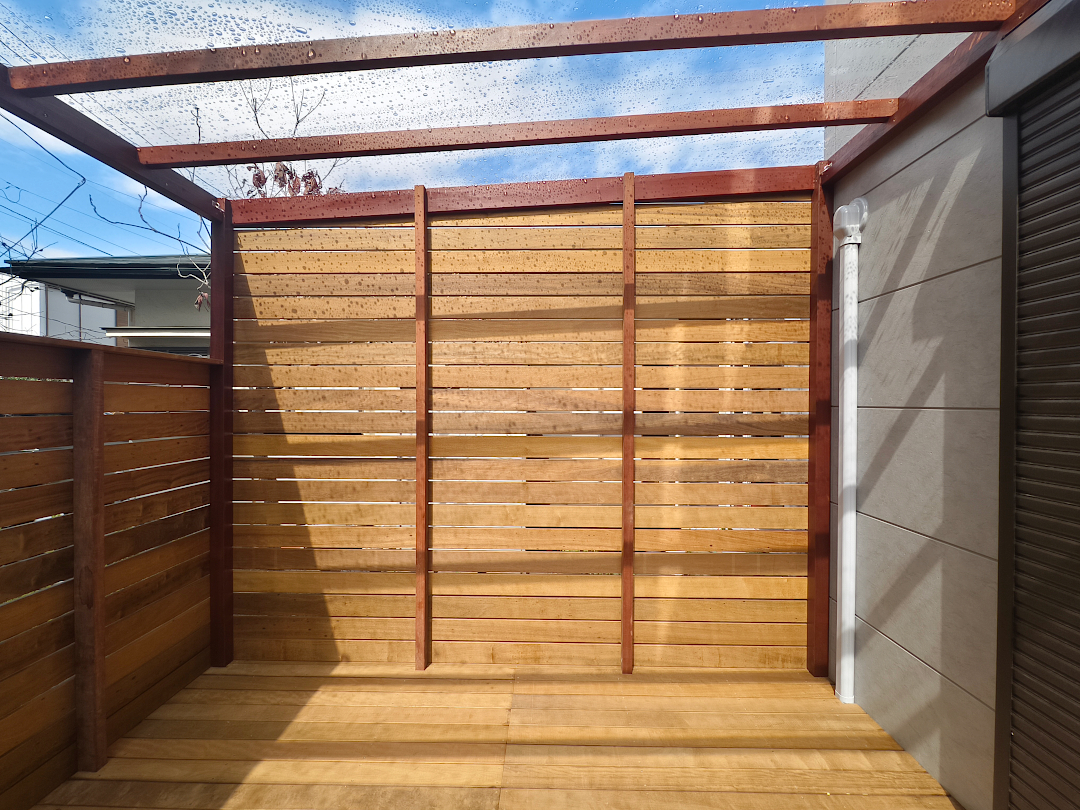 【神奈川県藤沢市 一戸建て庭 ウッドデッキ】after_01