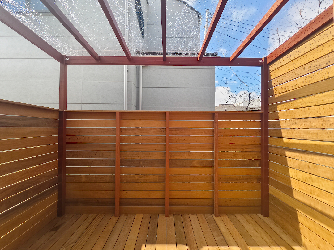 【神奈川県藤沢市 一戸建て庭 ウッドデッキ】after_02