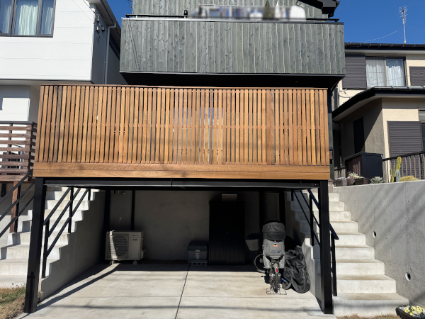 【三浦郡 車庫上 ハイデッキ】after_01