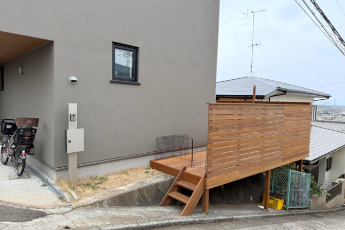 【横浜市戸塚区 傾斜地 阿ハイデッキ】after_top