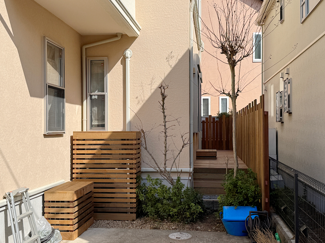 【武蔵野市 一戸建て庭 ウッドデッキ】after_06