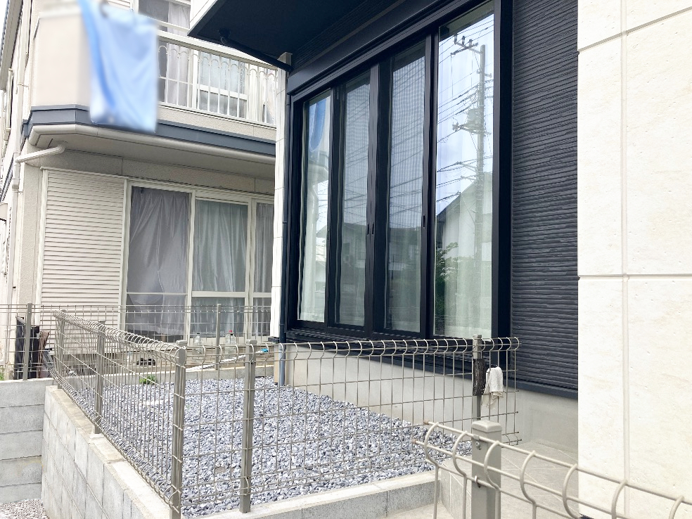 【藤沢市 一戸建て庭 ウッドデッキ】before_01