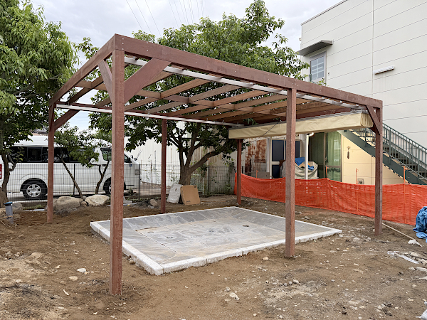 【某こども園 建築デザイン ウッドデッキ】after_03