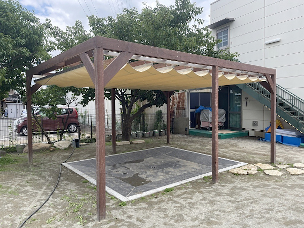 【某こども園 建築デザイン ウッドデッキ】after_04
