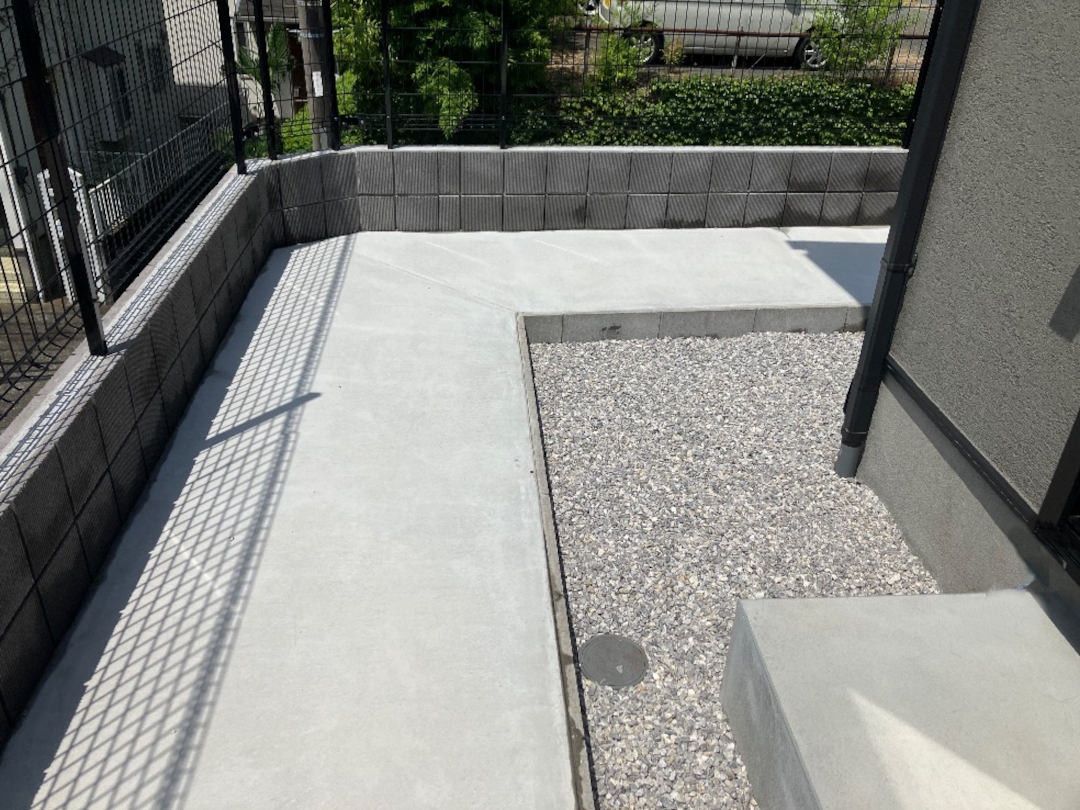 【川崎市多摩区 戸建て庭 ウッドデッキ 】before