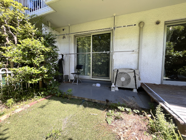 【横浜市中区 マンション専用庭 ウッドデッキ】B