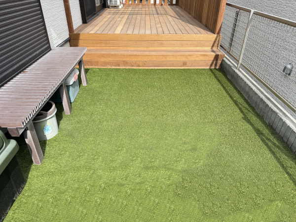 【横浜市港北区 一戸建て庭 ウッドデッキ】after06