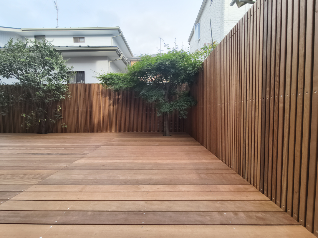 【横浜市都筑区 一戸建て庭 ウッドデッキ】after03